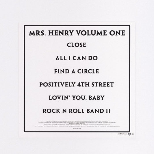 Mrs. Henry – Vol. I (Vinyl – First Pressing, Limited Remaining)