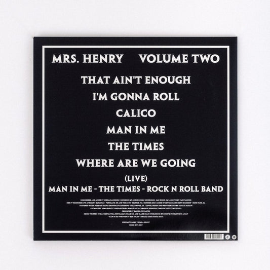 Mrs. Henry – Vol. II (2xLP Gatefold Vinyl – 1st Pressing, Limited Remaining)
