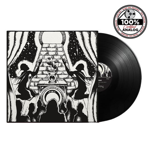 Vinyl LP of Mrs. Henry’s Act I – The Sex Sells, Love Drugs, Rock N Roll Society, produced by Dude Cervantes, artwork by Alan Forbes.