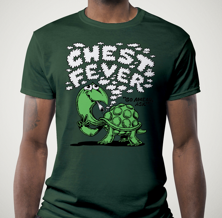 Chest Fever “Go Ahead, Ask” Turtle T-Shirt by Matt Adams