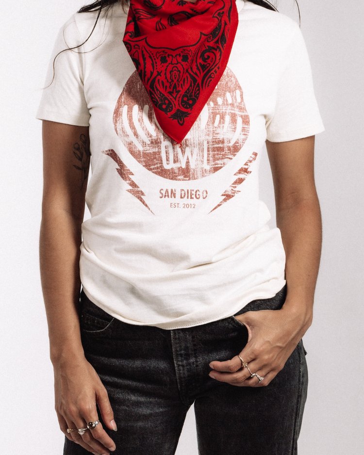 Blind Owl Records Bandana – Artwork by Roy G Biv