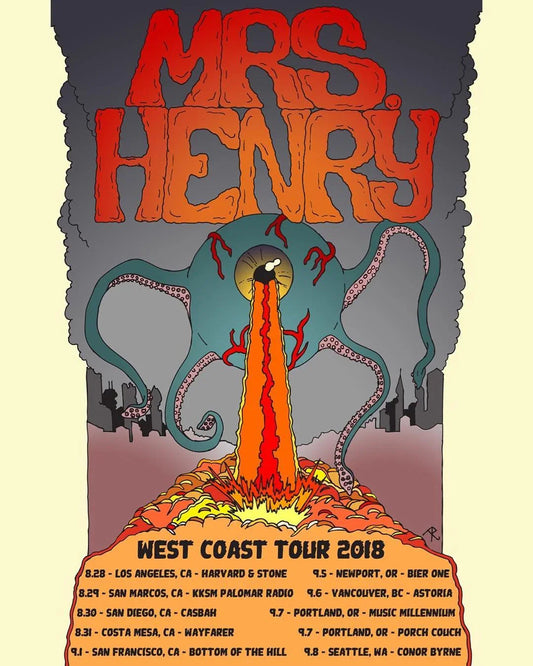 Mrs. Henry West Coast Tour Aug 28 - Sept 8