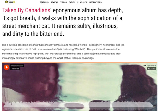 ListenSD Reviews Taken By Canadian's Self-Titled