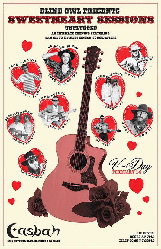 Celebrate Valentine's Day With Blind Owl at Sweetheart Sessions ♥♥