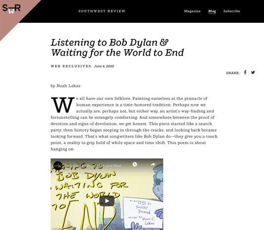 Noah C. Lekas Video Premiere