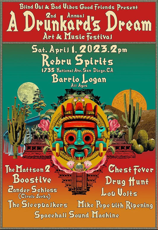 Announcing the 2nd Annual Drunkard’s Dream Art & Music Festival