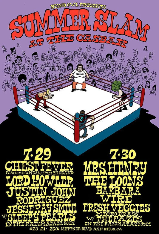 SUMMER SLAM AT THE CASBAH Featuring Chest Fever, The Loons, The Fazes, & More!
