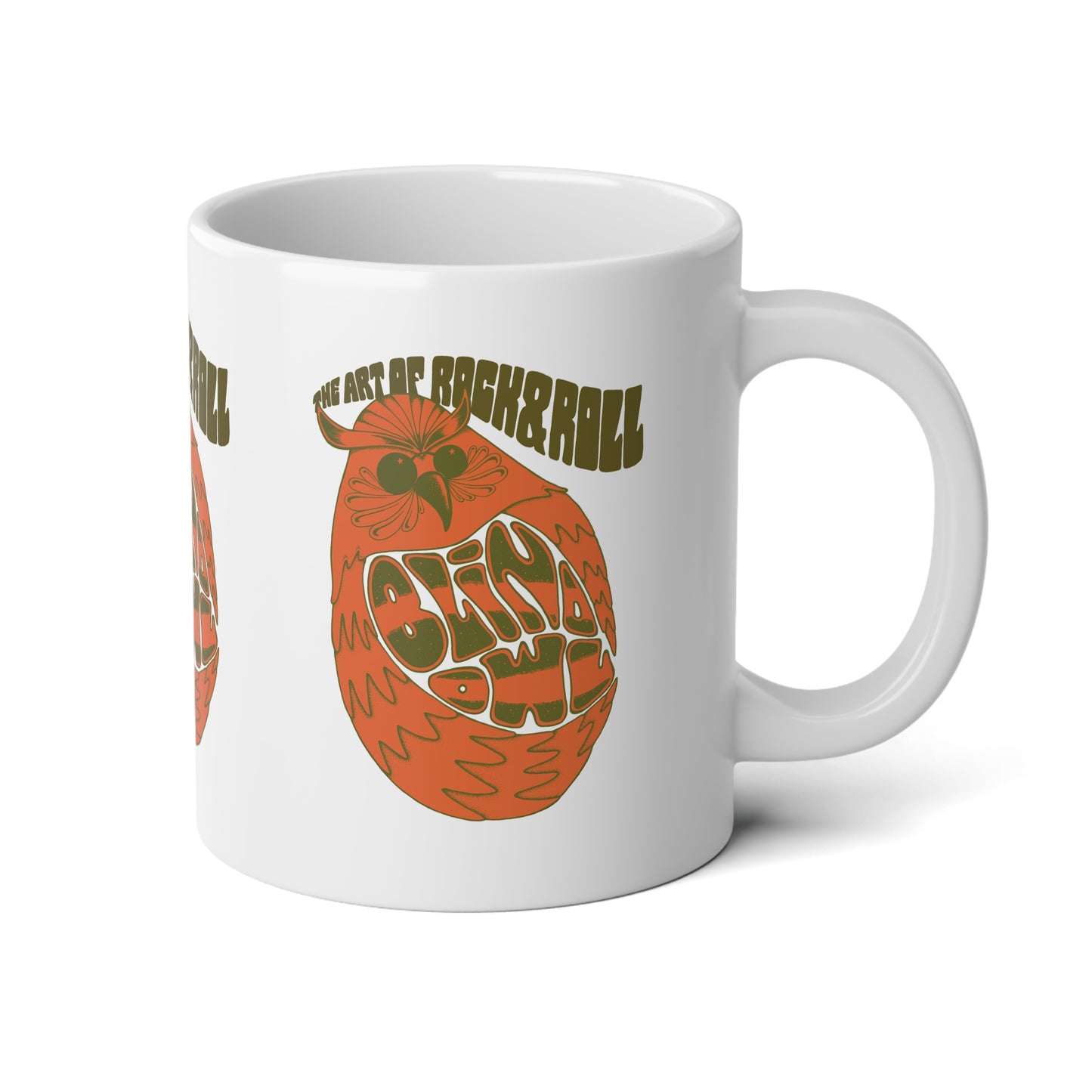 Blind Owl Records – “The Art of Rock & Roll” 20oz Mug