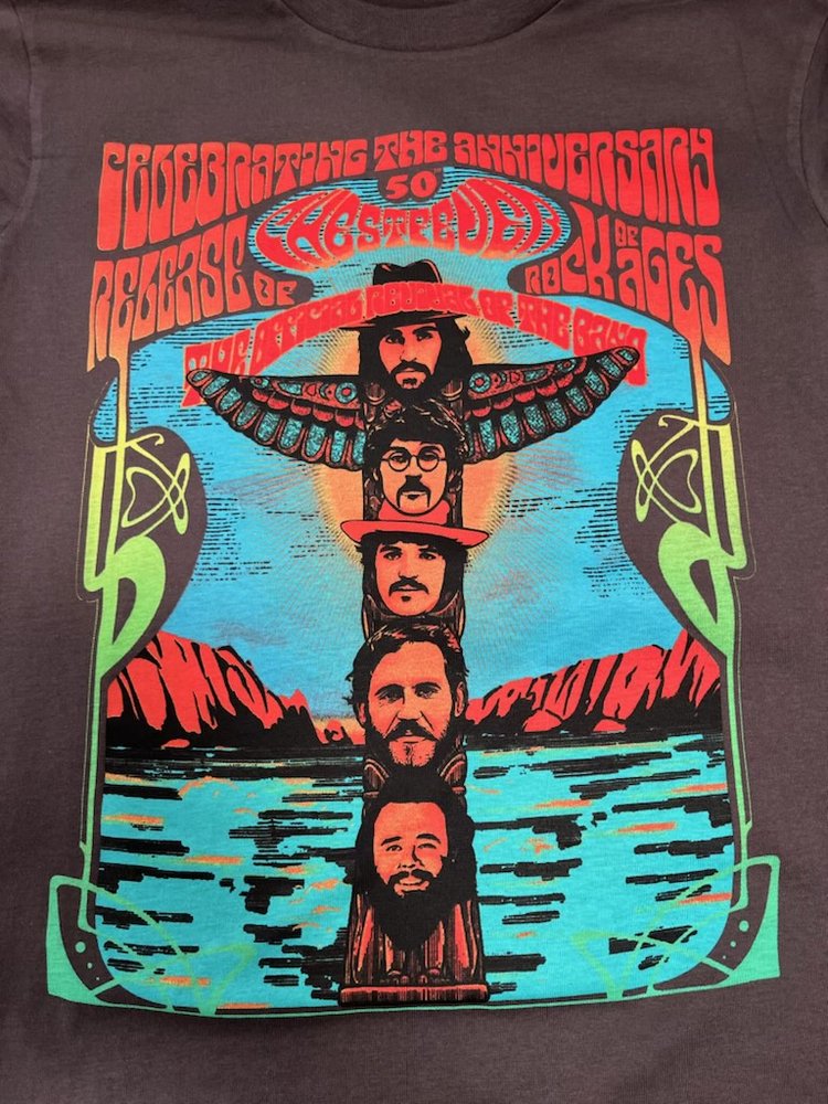 Chest Fever “Rock of Ages” 50th Anniversary Tour Tee – Artwork by Fandy Darisman