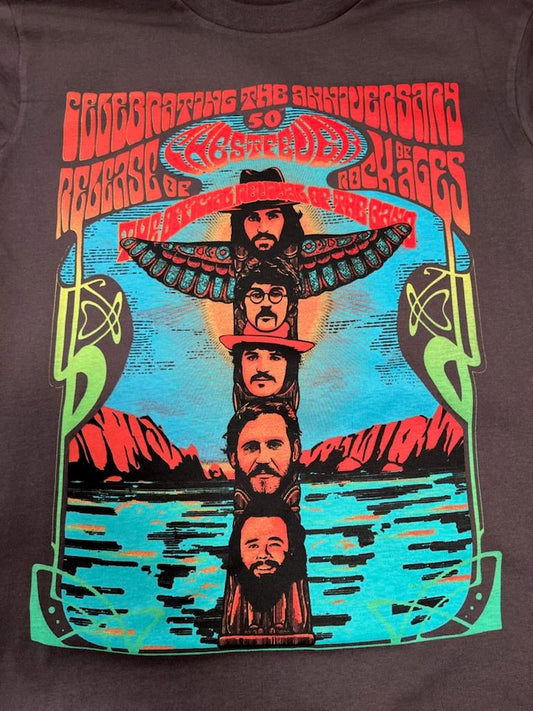 Chest Fever “Rock of Ages” 50th Anniversary Tour Tee – Artwork by Fandy Darisman