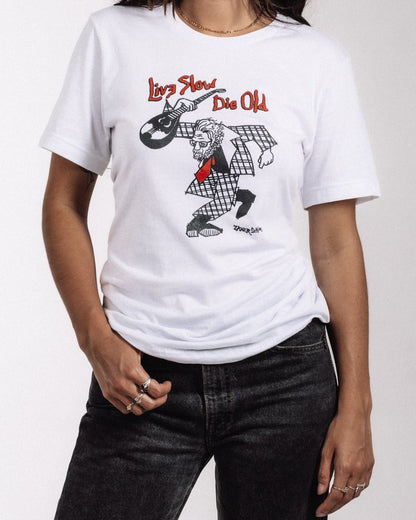 Zander Schloss - Live Slow Die Old Tee