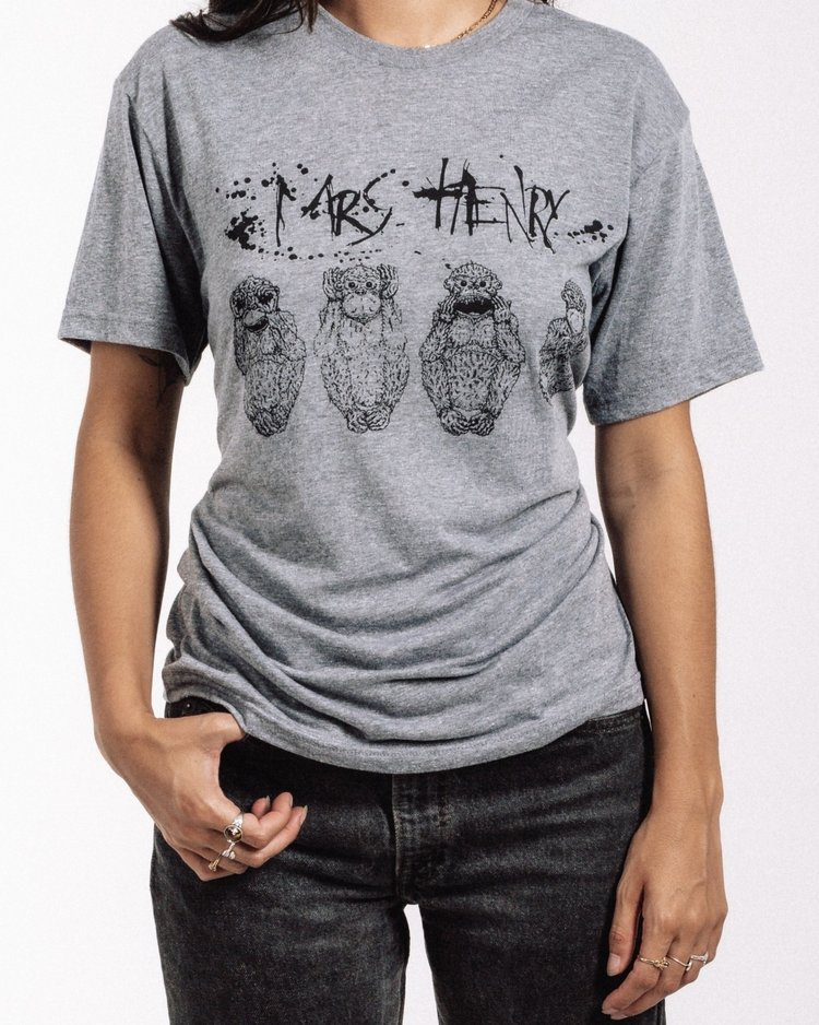 MRS. HENRY - See No Evil, Do No Evil Monkey Band T-Shirt