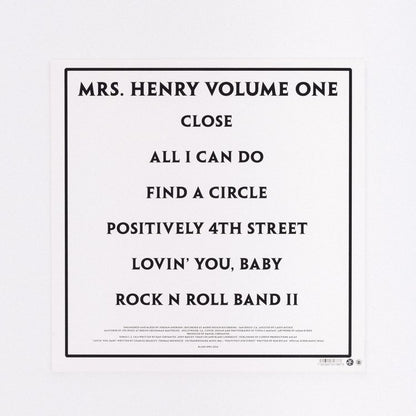Mrs. Henry – Vol. I (Vinyl – First Pressing, Limited Remaining)