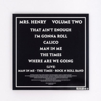 Mrs. Henry – Vol. II (2xLP Gatefold Vinyl – 1st Pressing, Limited Remaining)