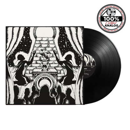 Vinyl LP of Mrs. Henry’s Act I – The Sex Sells, Love Drugs, Rock N Roll Society, produced by Dude Cervantes, artwork by Alan Forbes.