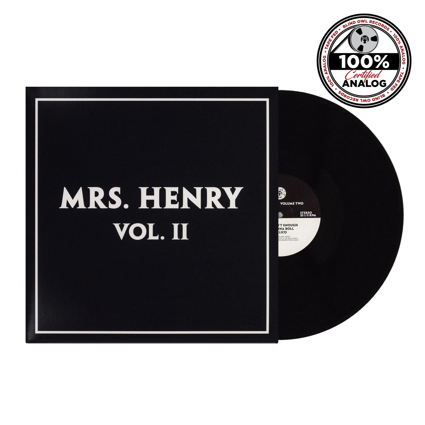 Mrs. Henry – Vol. II 2xLP gatefold vinyl (Blind Owl Records 100% Certified Analog Collection)