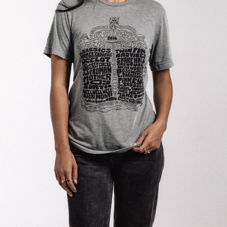 Blind Owl Records Otay Fest 2016 Festival Tee – Official Band Lineup Shirt