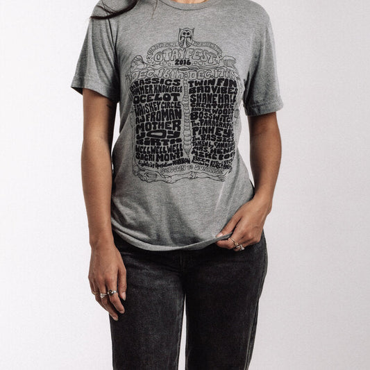 Blind Owl Records Otay Fest 2016 Festival Tee – Official Band Lineup Shirt
