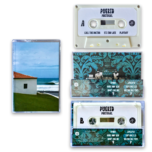 Puerto – Portugal limited-edition cassette with artwork by Trevor Port and photography by Julia Crowley, Blind Owl Records 100% Certified Analog Collection