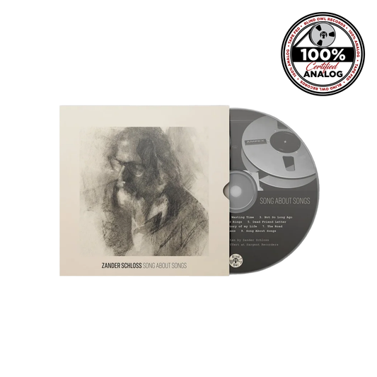 Zander Schloss Song About Songs CD cover and disc – Blind Owl Records 100% Certified Analog Collection