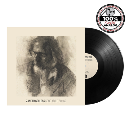 Zander Schloss Song About Songs vinyl LP cover and record – Blind Owl Records 100% Certified Analog Collection
