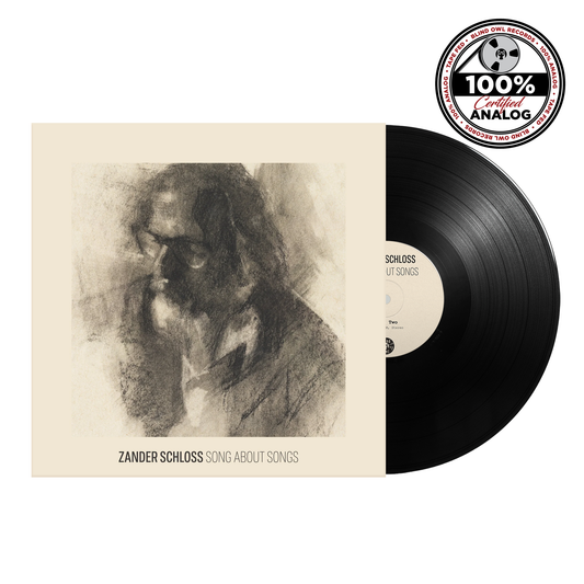 Zander Schloss Song About Songs vinyl LP cover and record – Blind Owl Records 100% Certified Analog Collection