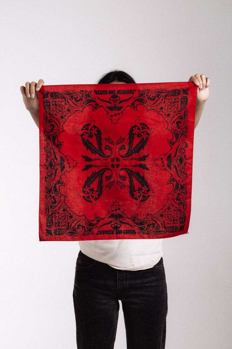 Blind Owl Records Bandana – Artwork by Roy G Biv