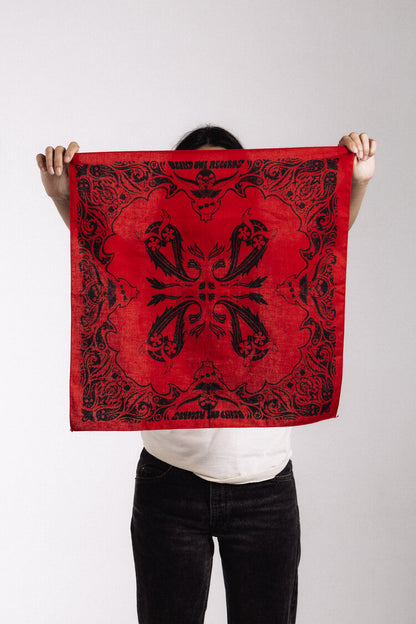 Blind Owl Records Bandana – Artwork by Roy G Biv