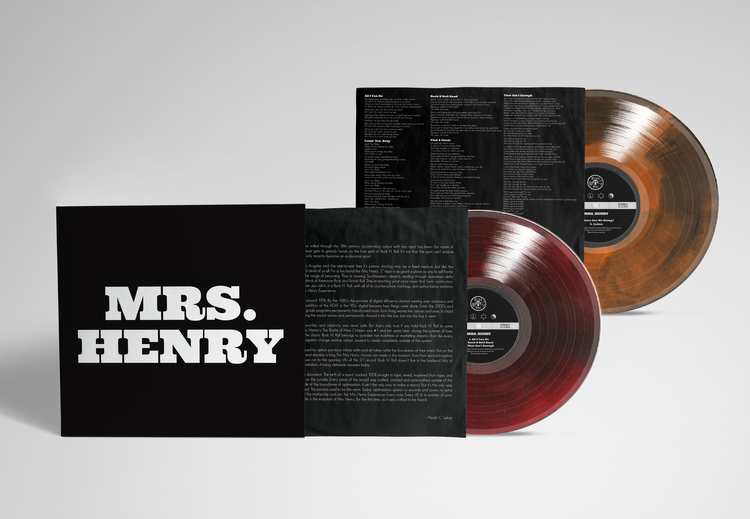 MRS. HENRY - Self-Titled - 2nd Pressing, 5 Year Anniversary  (2 LP Vinyl)